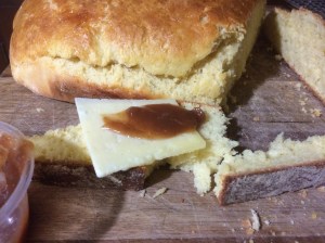 cheese & home made feijoa paste